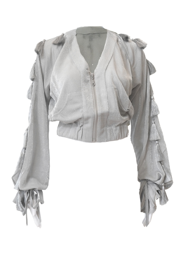 Tassel Jacket - Ice